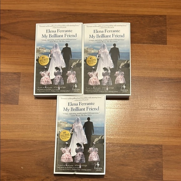 Elena Ferrante 'My Brilliant Friend' Paperback 3 copies - Picture 1 of 2